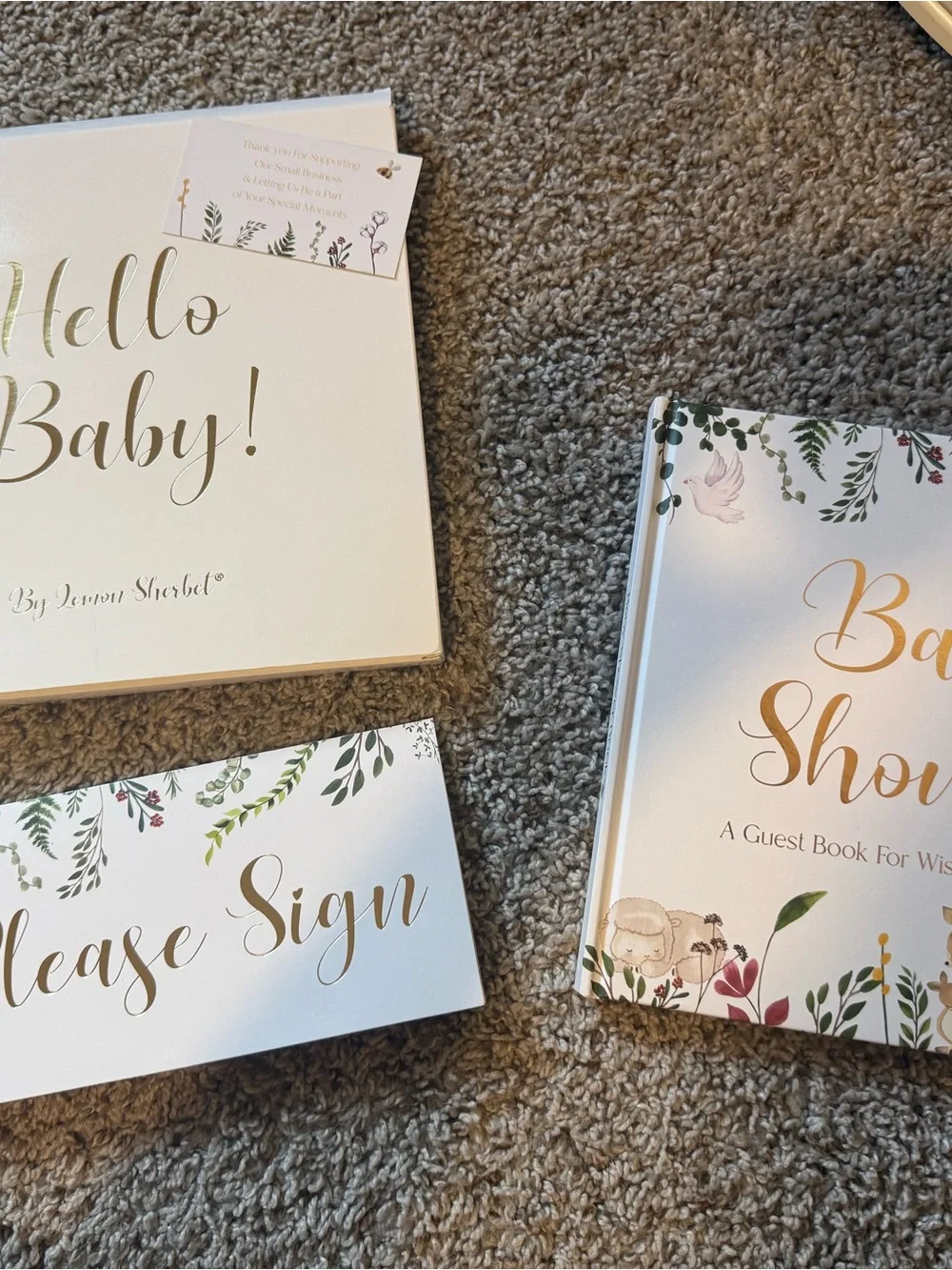 🌱 baby shower guest book 🌿